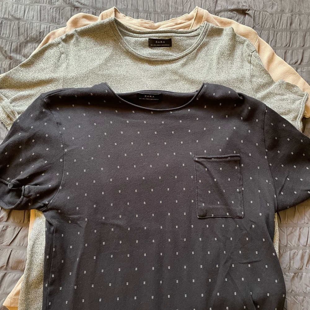 Zara men t shirts